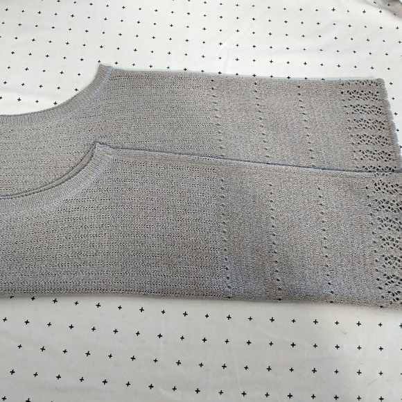 Bicé gray sleeveless sweater top sz M - Picture 5 of 6